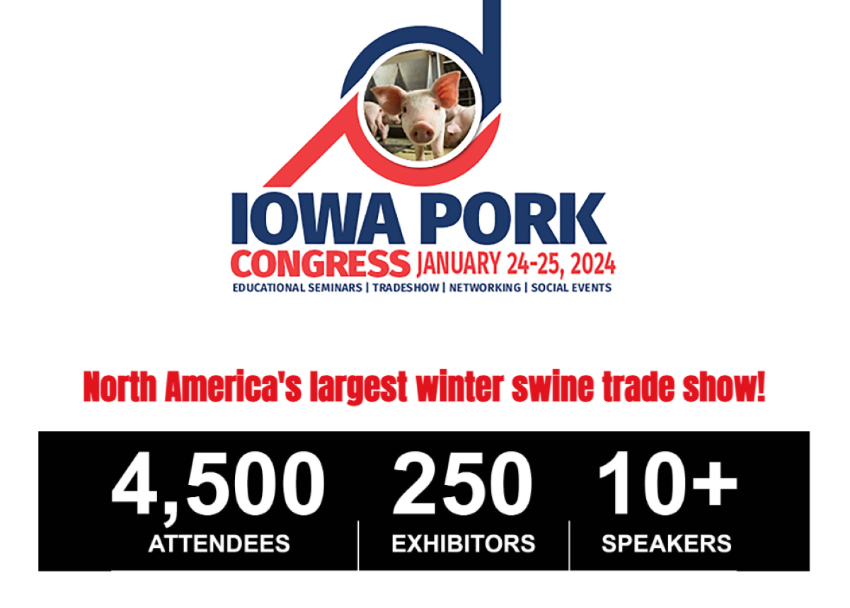 Mark Your Calendars Now for the 2024 Iowa Pork Congress Pork Business